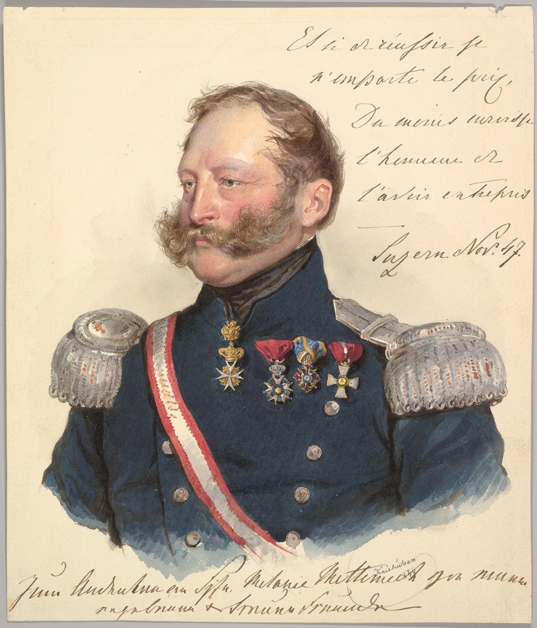 Schwarzenberg Frigyes herceg alkotó: Josef Kriehuber