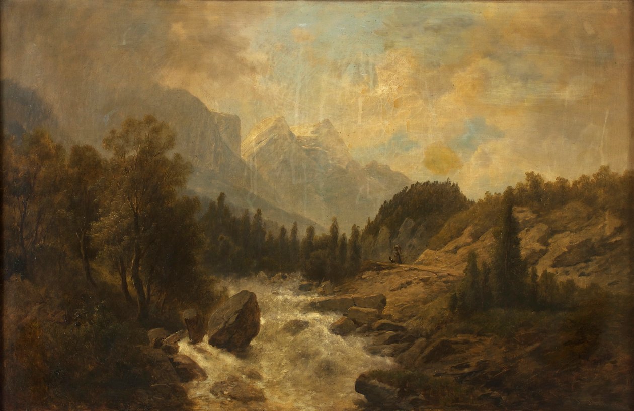 erdei táj alkotó: Josef Kriehuber