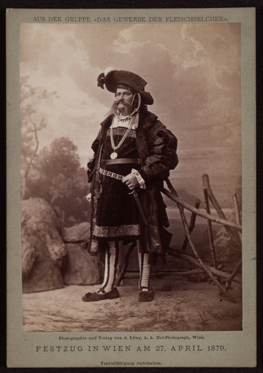 Jos. Ullmann, hentes a 1879-es Makart-felvonuláson alkotó: Josef Löwy