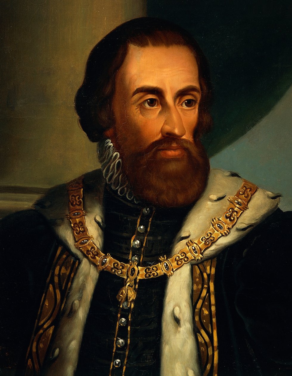 Habsburg I. Ferdinánd portréja (Alcala de Henares alkotó: Josef and Mayrhofer Friedrich Kiss