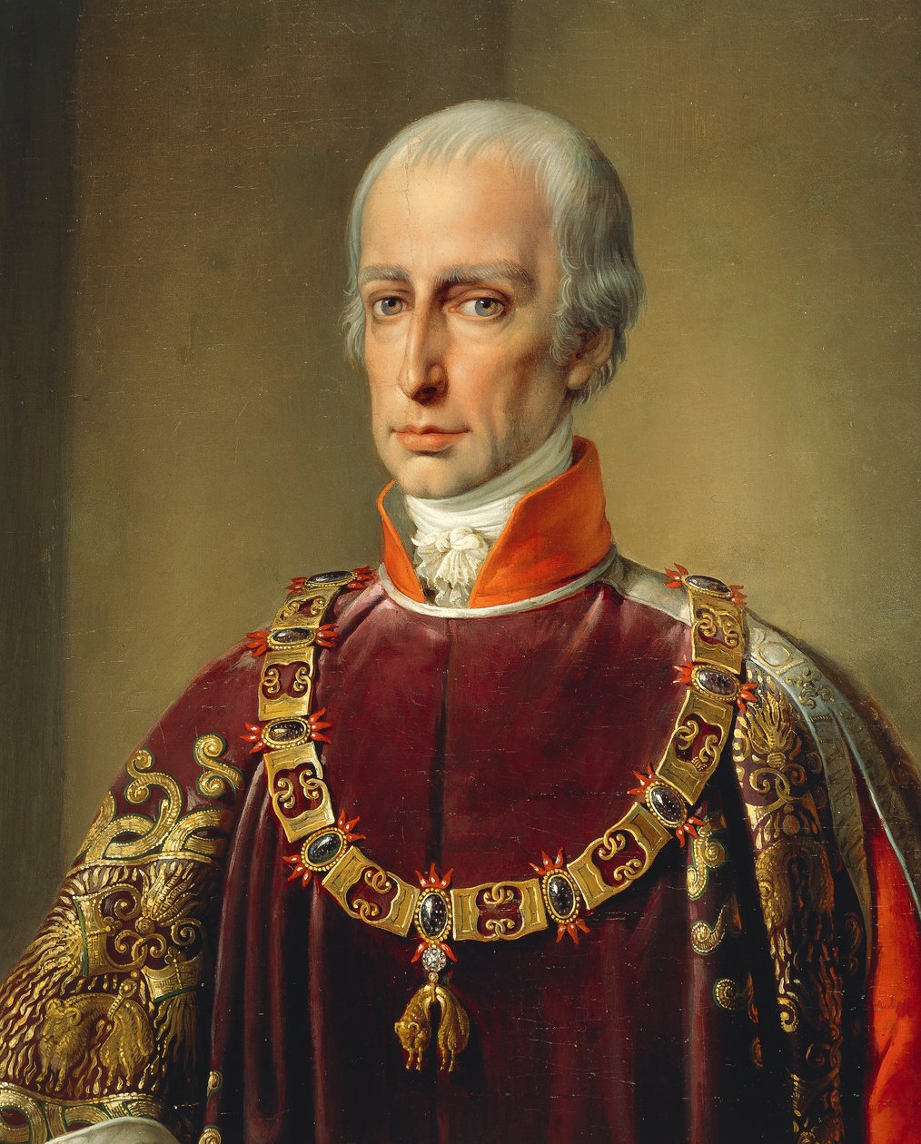 Habsburg-Lotaringiai Ferenc József Károly portréja (Firenze alkotó: Josef and Mayrhofer Friedrich Kiss