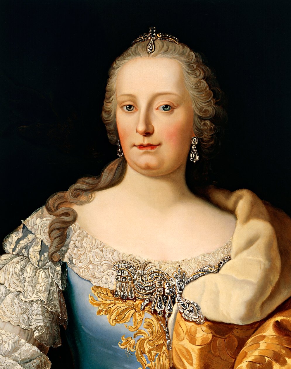 Ausztriai Mária Terézia portréja (Bécs alkotó: Josef and Mayrhofer Friedrich Kiss