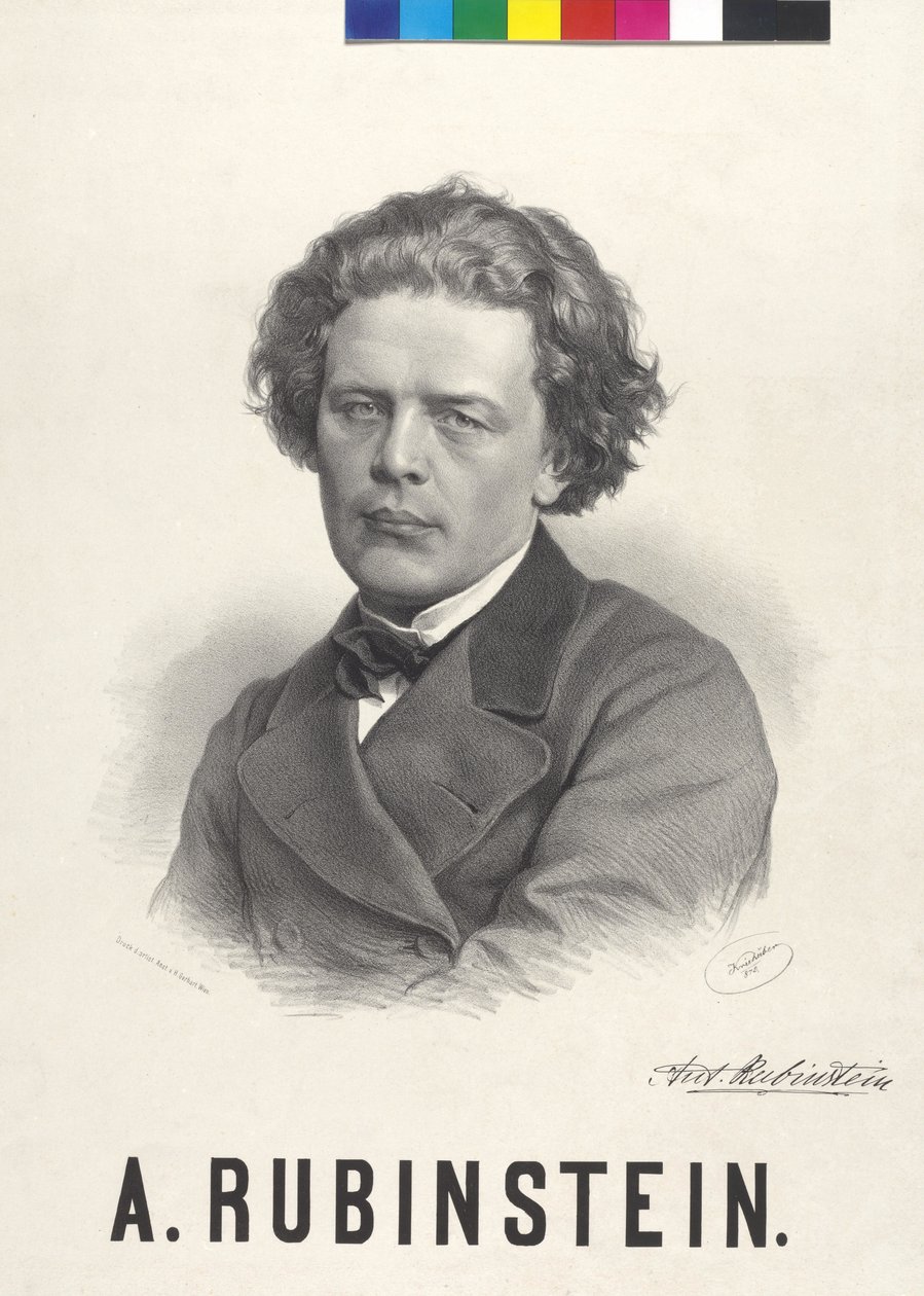 A. Rubinstein alkotó: Josef Nikolaus Kriehuber
