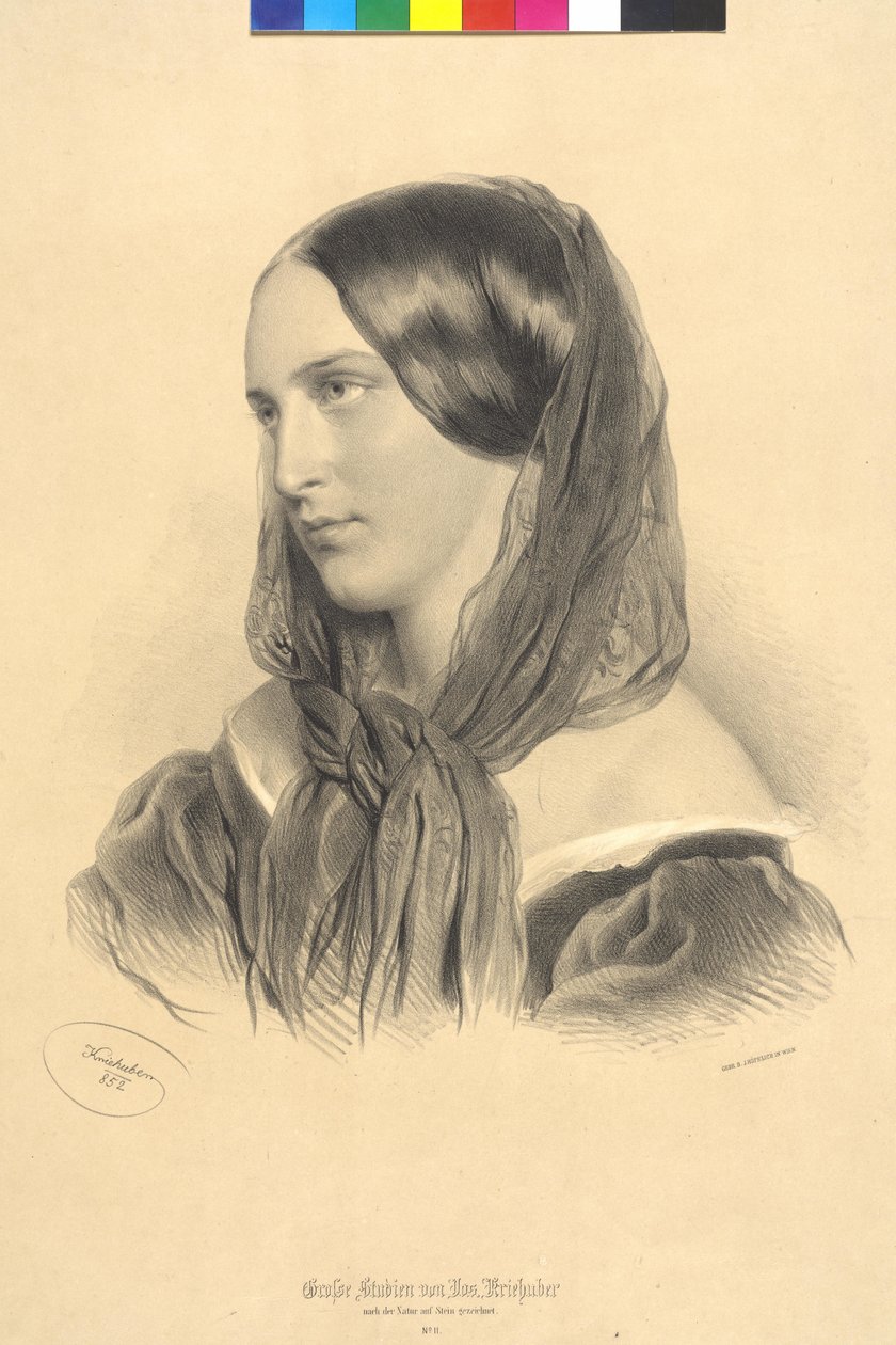 Emilie Kriehuber alkotó: Josef Nikolaus Kriehuber