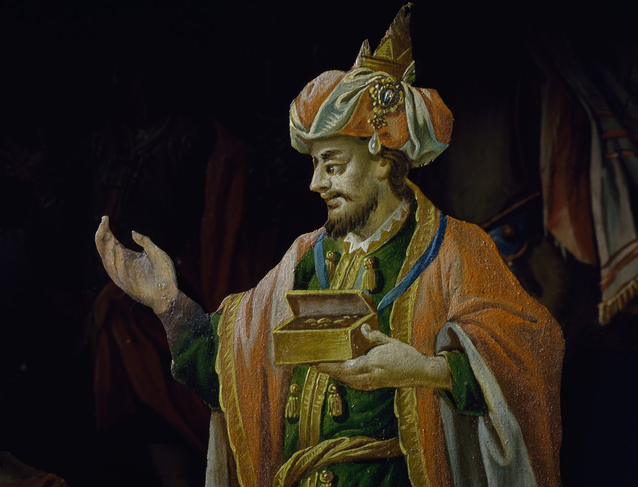 Balthasar, a Mágusok imádata alkotó: Josef Renzler