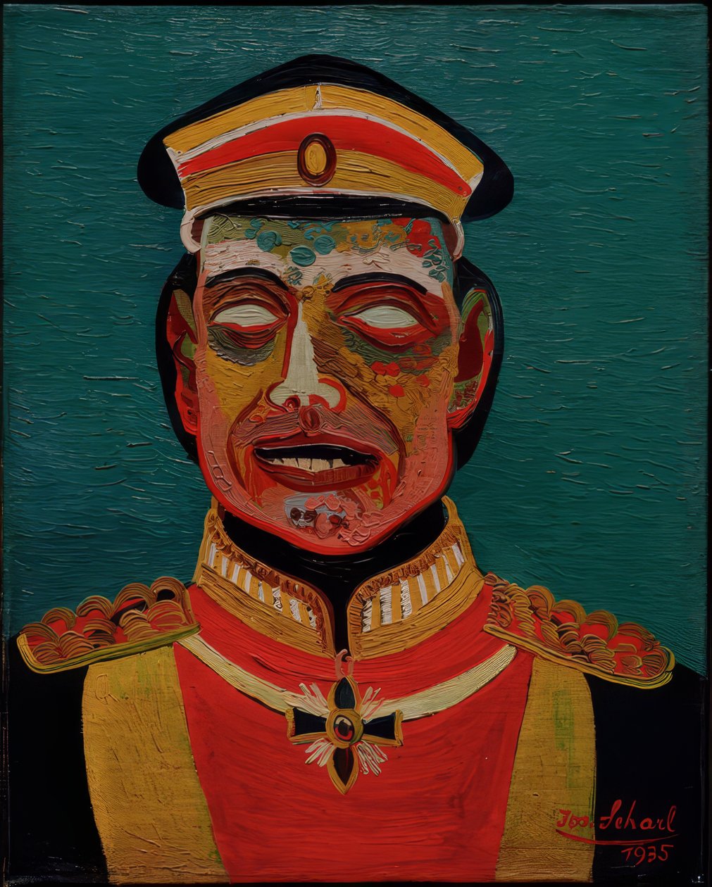 Gála egyenruha alkotó: Josef Scharl