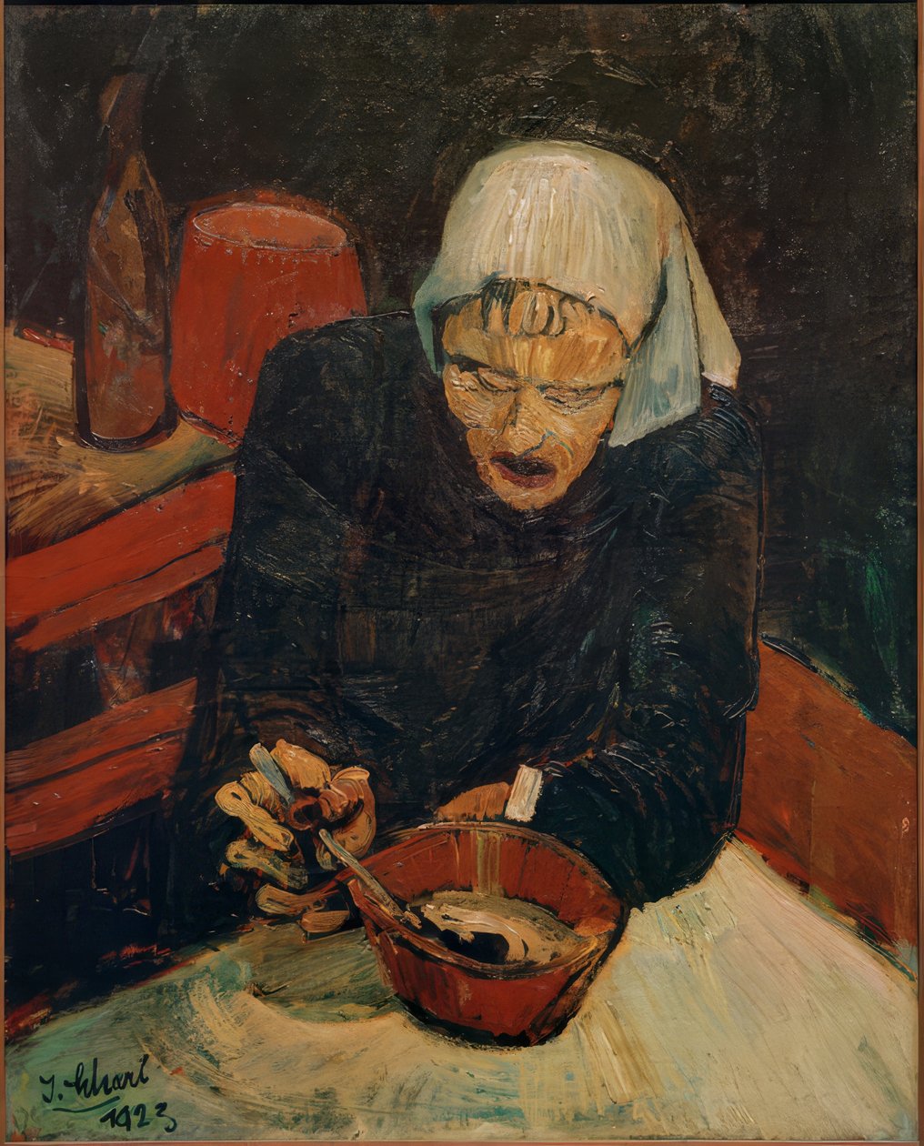 Öregasszony alkotó: Josef Scharl