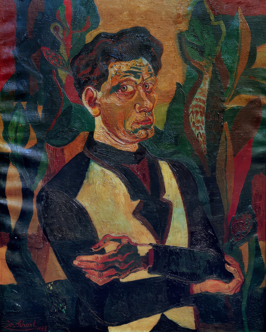 Önarckép alkotó: Josef Scharl