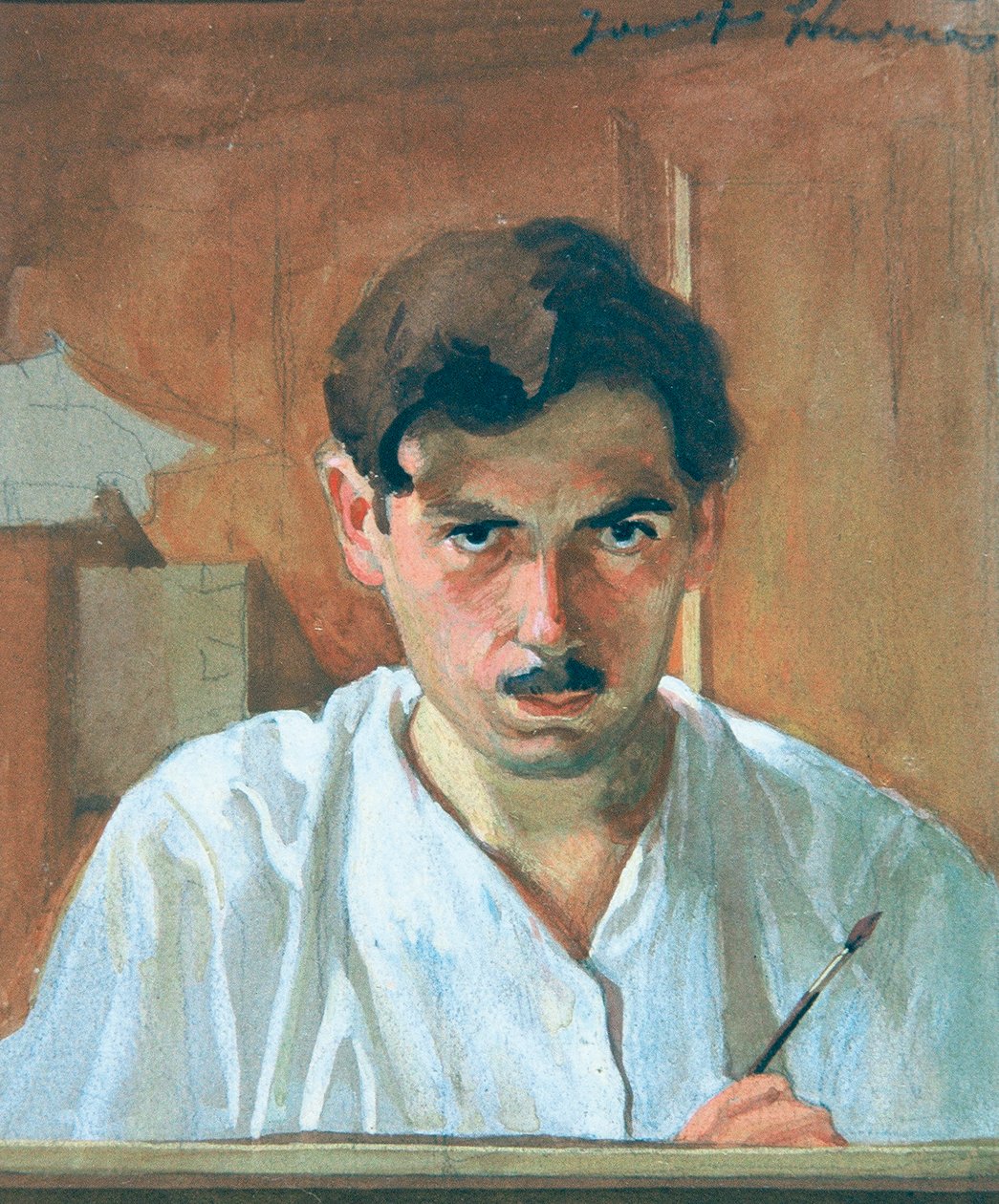 Önarckép alkotó: Josef Wawra