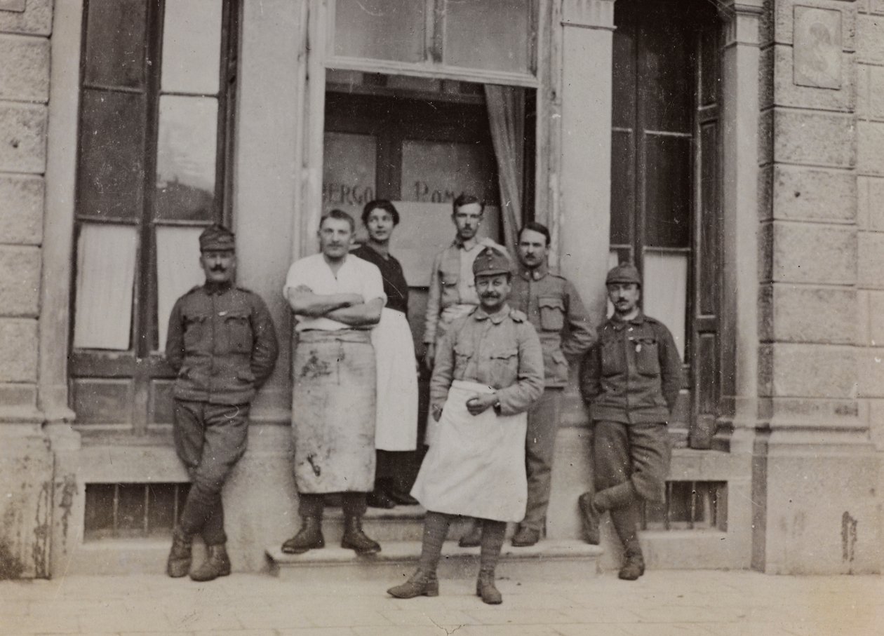 Album "Az én világháborúm – emlékek a délnyugati frontról Karintiában, Olaszországban, Trentino-Alto Adige" 1915.03.31-1918.12.11 - Josef Zohles Bécs ": csoportos portré alkotó: Josef Zohles