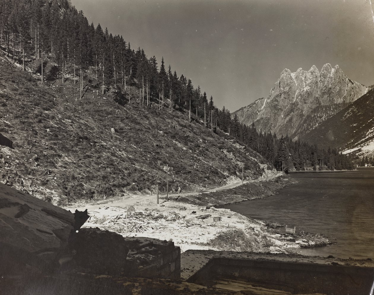 Album "Az én világháborúm - emlékek a délnyugati frontról Karintiában, Olaszországban, Trentino-Alto Adige" 1915.03.31-1918.12.11 - Josef Zohles Bécs ": hegyi táj (b/w pho alkotó: Josef Zohles