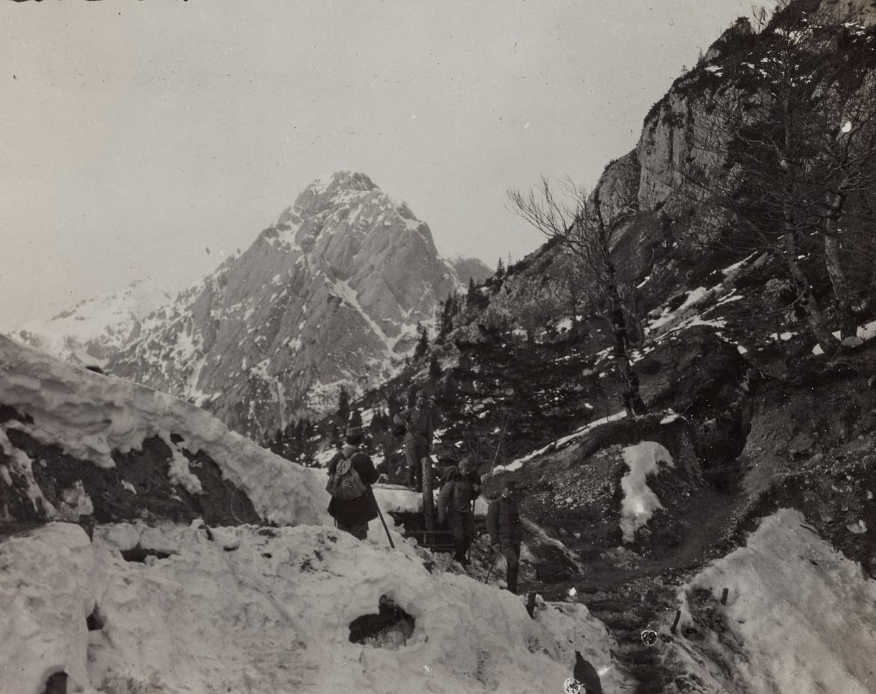 Album "Az én világháborúm – emlékek a délnyugati frontról Karintiában, Olaszországban, Trentino-Alto Adige" 1915.03.31.-1918.12.11. - Josef Zohle Bécsje ": Rosskofel (Monte Cavallo) ( alkotó: Josef Zohles