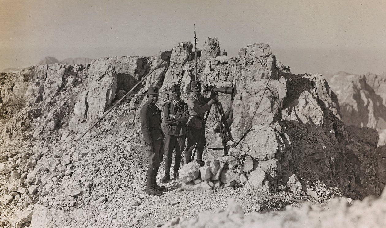 Album "Az én világháborúm - emlékek a délnyugati frontról Karintiában, Olaszországban, Trentino-Alto Adige" 1915.03.31-1918.12.11 - Josef Zohle Bécsje ": Ferdina osztrák főherceg alkotó: Josef Zohles