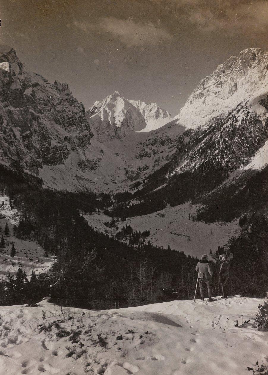 Album "Az én világháborúm - emlékek a délnyugati frontról Karintiában, Olaszországban, Trentino-Alto Adige" 1915.03.31.-1918.12.11. - Josef Zohle Bécsje ": Plöckenpass (f/w fotó) alkotó: Josef Zohles