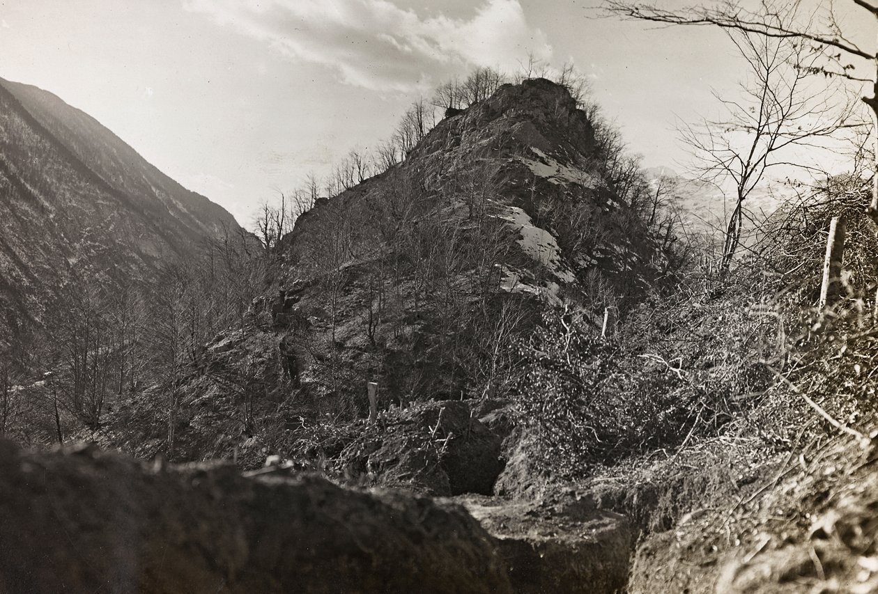 Album "Az én világháborúm – emlékek a délnyugati frontról Karintiában, Olaszországban, Trentino-Alto Adige" 1915.03.31.-1918.12.11 - Josef Zohle Bécs": háborús övezet (f/w fotó) alkotó: Josef Zohles