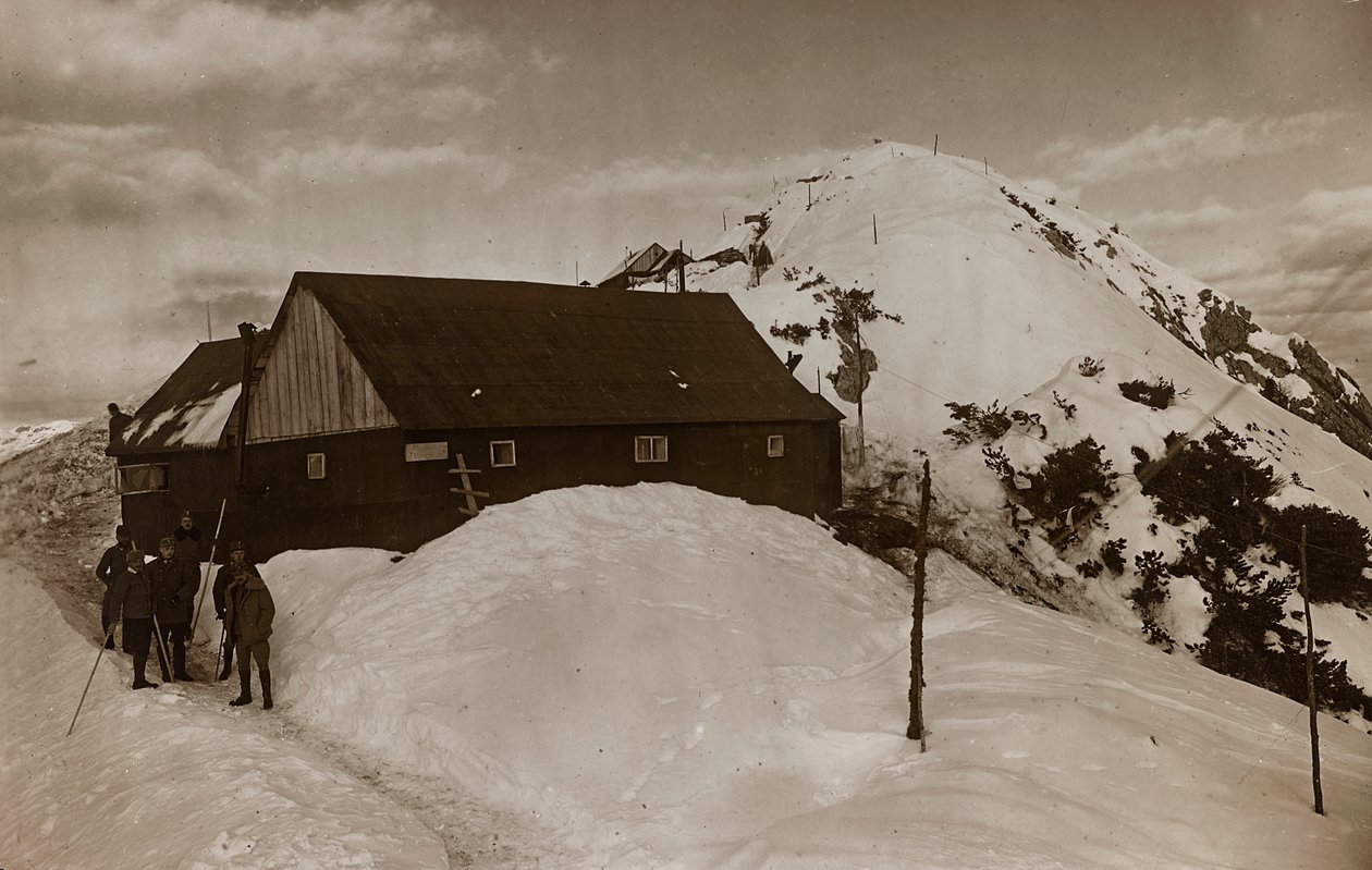 Album "Az én világháborúm - emlékek a délnyugati frontról Karintiában, Olaszországban, Trentino-Alto Adige" 1915.03.31-1918.12.11 - Josef Zohles Bécs ": katonai laktanya (f/w fotó alkotó: Josef Zohles