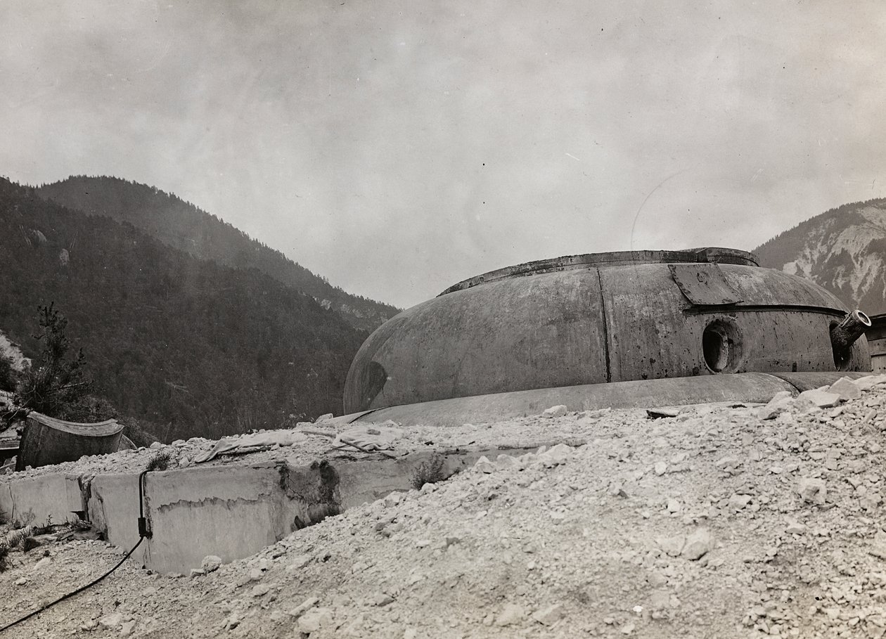 Album "Az én világháborúm – emlékek a délnyugati frontról Karintiában, Olaszországban, Trentino-Alto Adige" 1915.03.31.-1918.12.11. - Josef Zohle Bécsje ": Fort Hensel (f/w fotó) alkotó: Josef Zohles