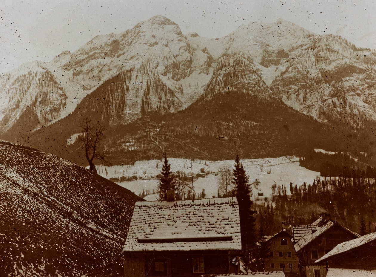 Album "Az én világháborúm – emlékek a délnyugati frontról Karintiában, Olaszországban, Trentino-Alto Adige" 1915.03.31.-1918.12.11. - Josef Zohle Bécsje ": Lesachtal (f/w fotó) alkotó: Josef Zohles