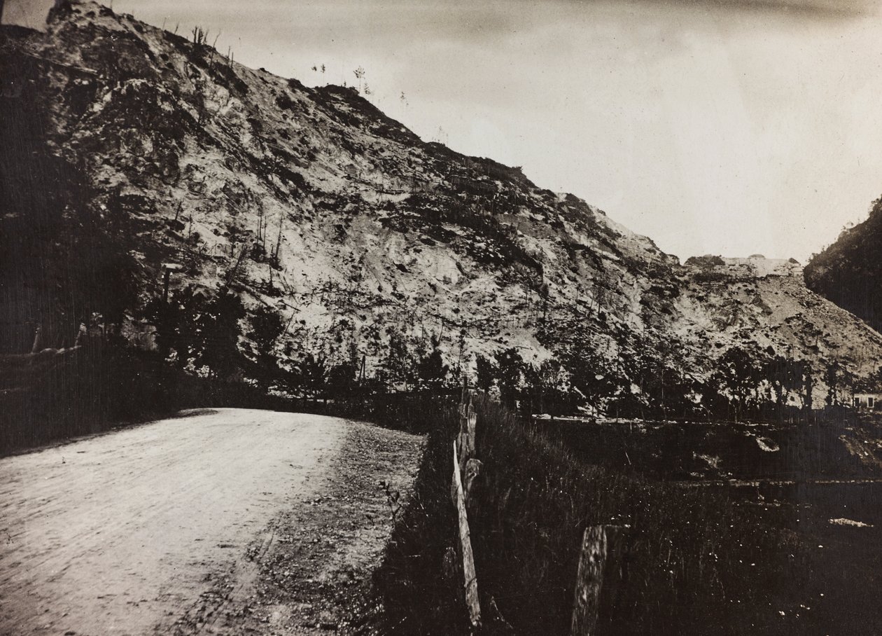 Album "Az én világháborúm – emlékek a délnyugati frontról Karintiában, Olaszországban, Trentino-Alto Adige" 1915.03.31.-1918.12.11. - Josef Zohle Bécsje ": Fort Hensel (f/w fotó) alkotó: Josef Zohles