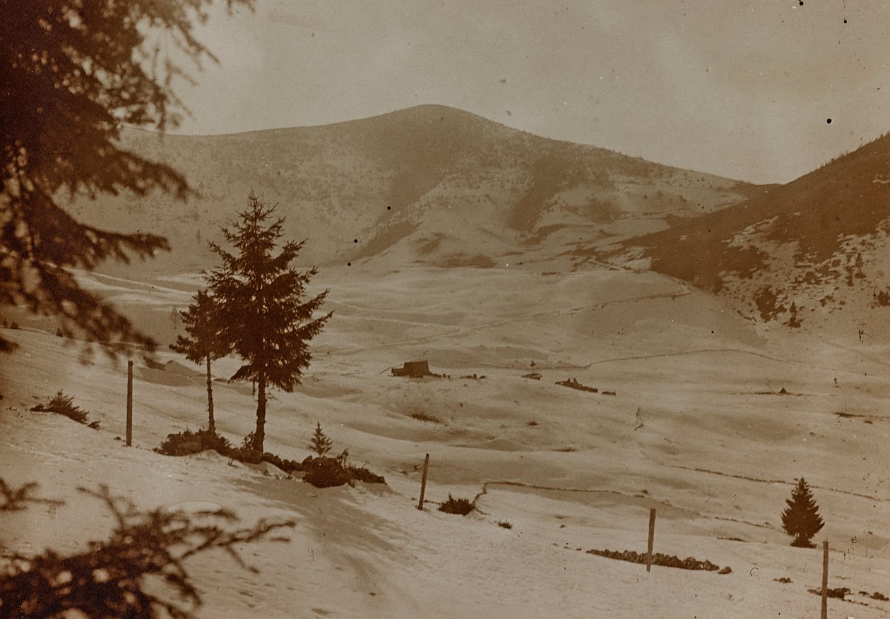 Album "Az én világháborúm – emlékek a délnyugati frontról Karintiában, Olaszországban, Trentino-Alto Adige" 1915.03.31-1918.12.11 - Josef Zohle Bécsje ": Santa Giustina (f/w fotó) alkotó: Josef Zohles