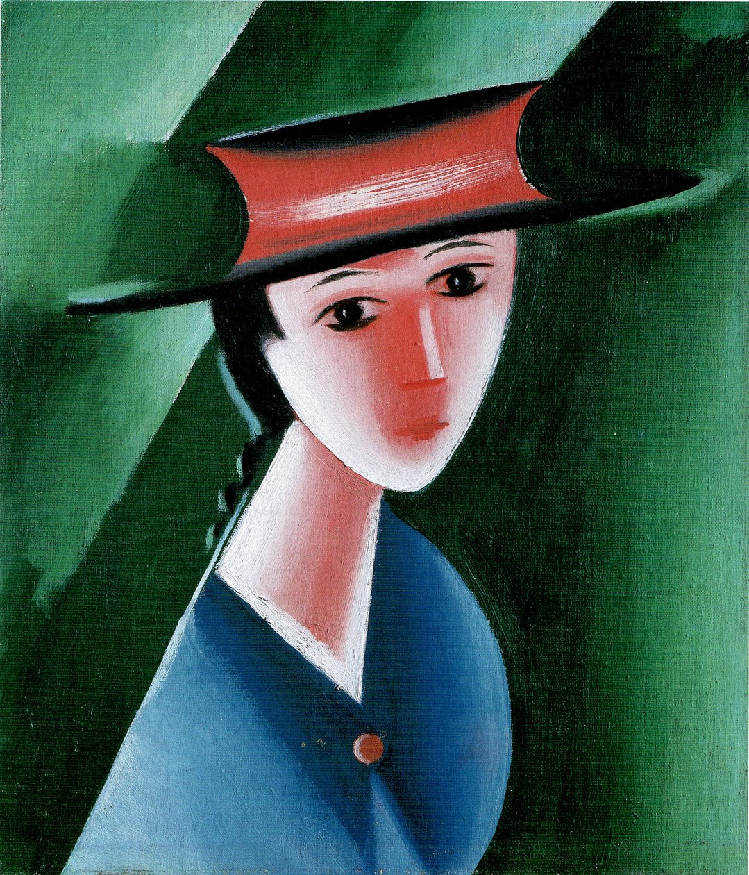 Red Hat lány, 1915 alkotó: Josef Čapek