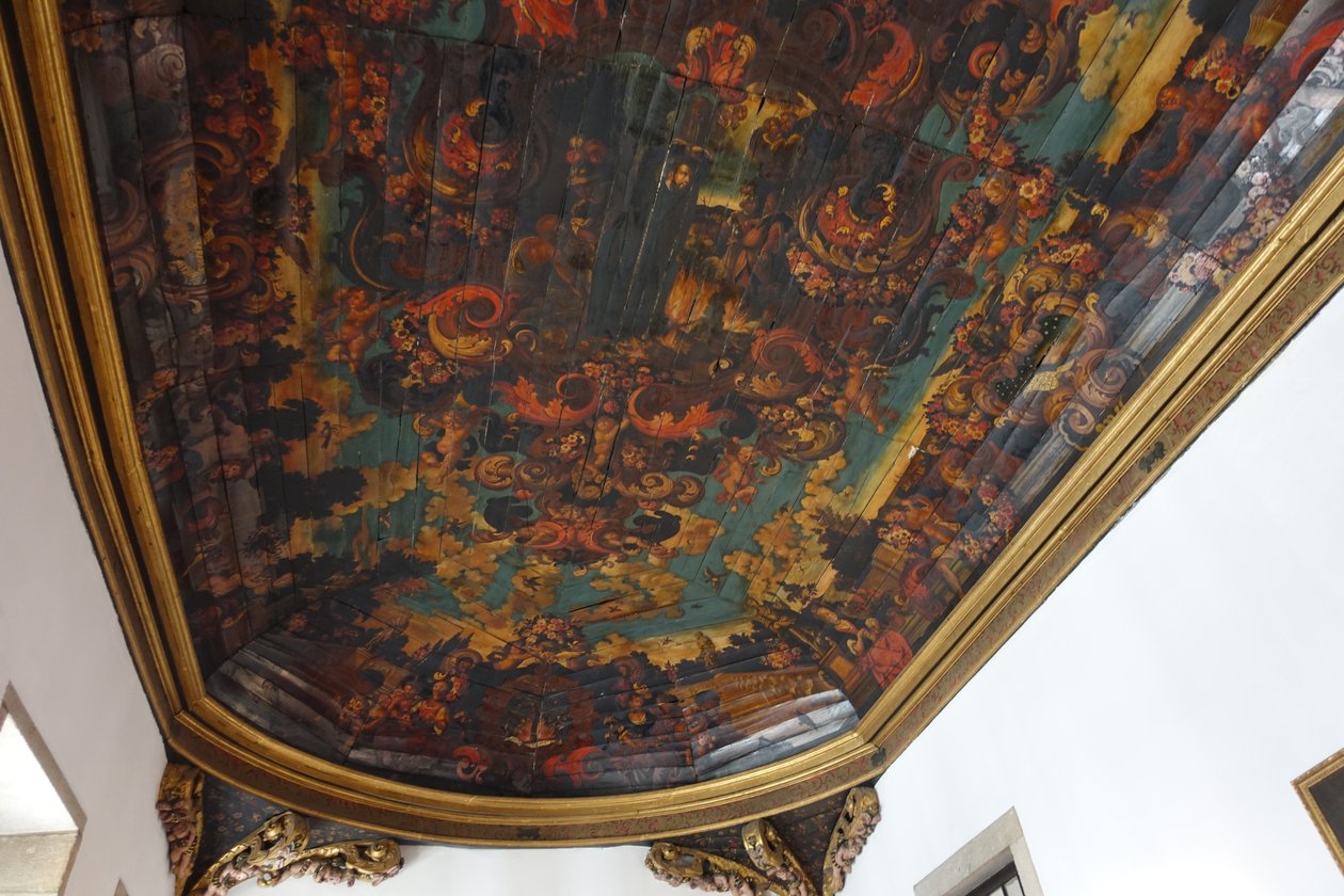 A Biscainhos-palota főterme, Braga, Portugália alkotó: Joseolgon
