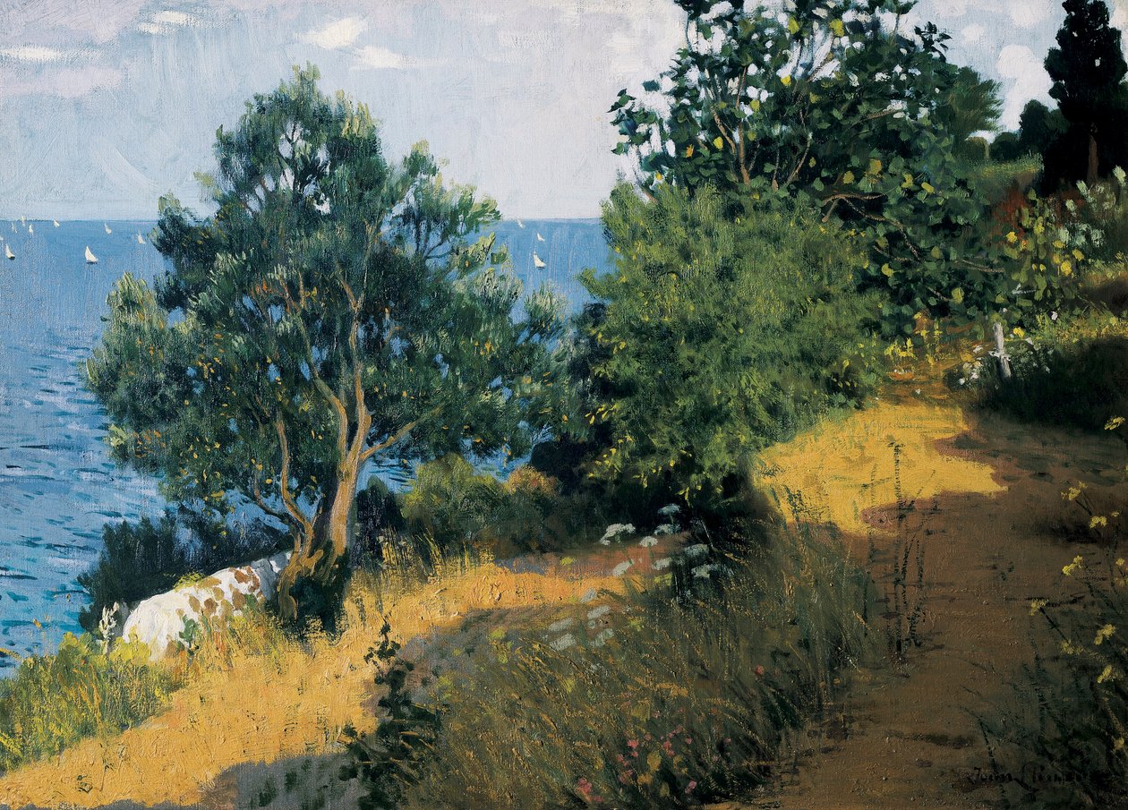 Vilassar tengerpart Joan LLIMONA i BRUGUERA (1860-1926) festménye Olaj, vászon. Barcelona, ​​Montserrat Múzeum. alkotó: Josep Llimona Bruguera
