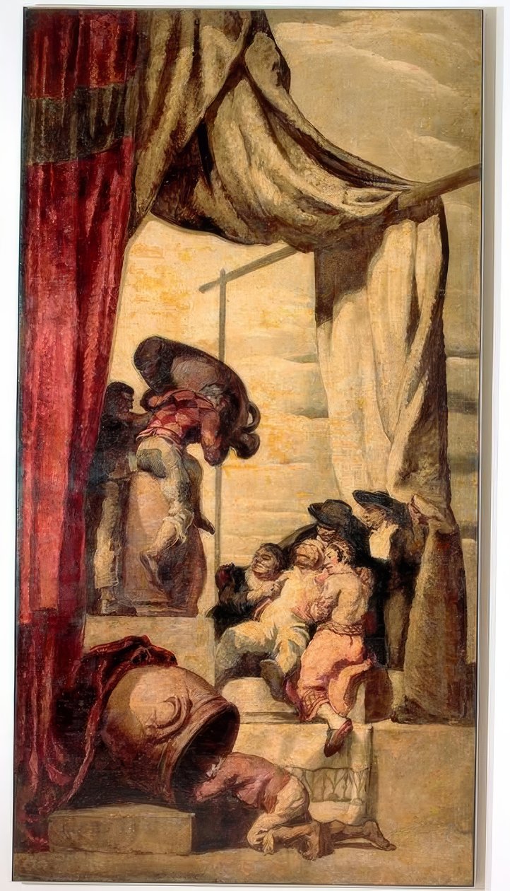 Cervantes, Don Quijote, Die Hochzeit des Camacho / J.M.Sert alkotó: Josep Maria Sert