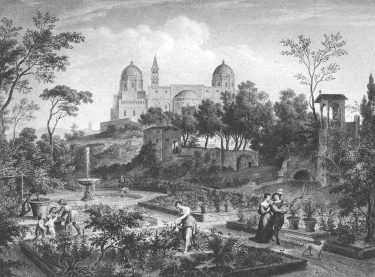 Római táj alkotó: Joseph Anton Koch
