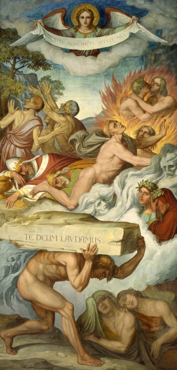 A purgatórium gyötrelmei alkotó: Joseph Anton Koch