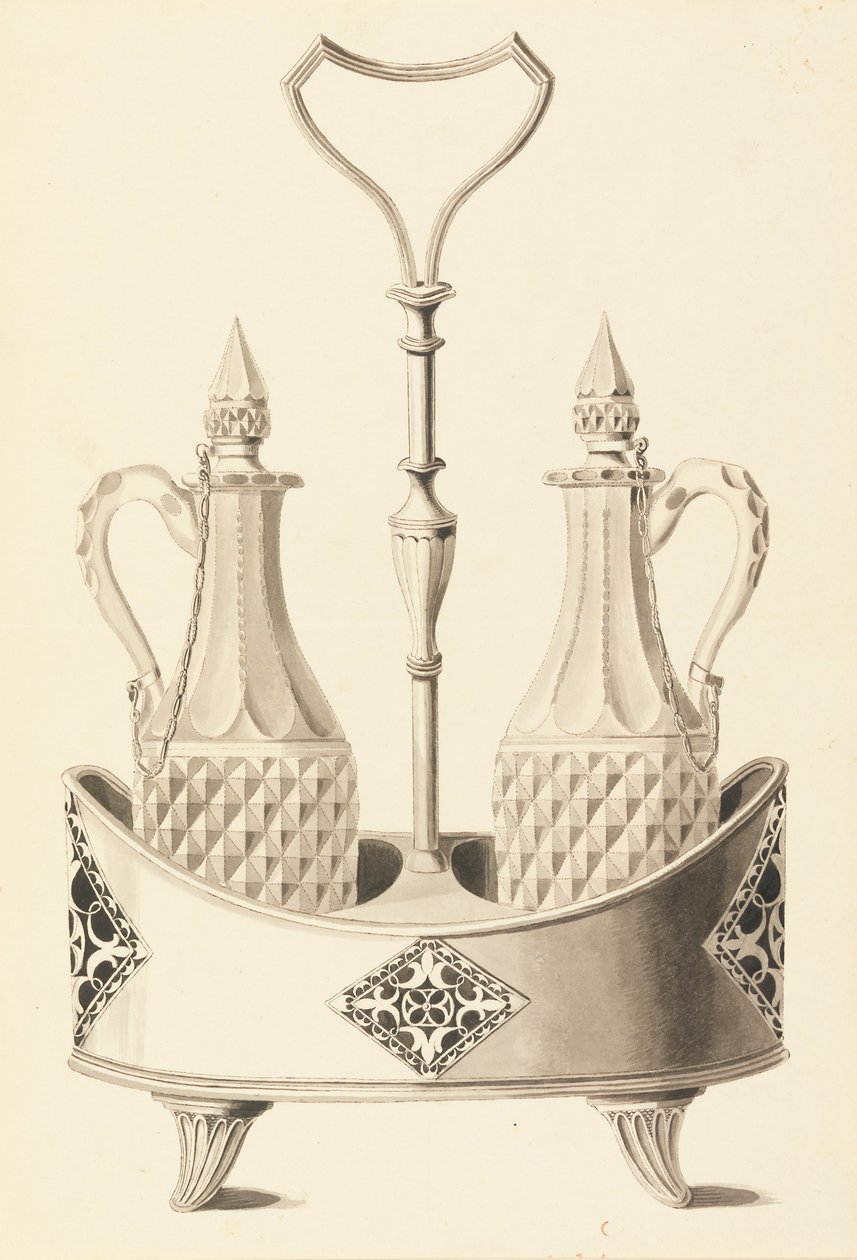 Cruet állvány tervezése alkotó: Joseph Anton Seethaler Ii