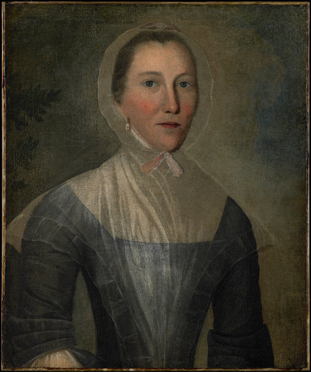 Mary Crosswell portréja, 1763 (olajjal, szöveten) alkotó: Joseph Badger