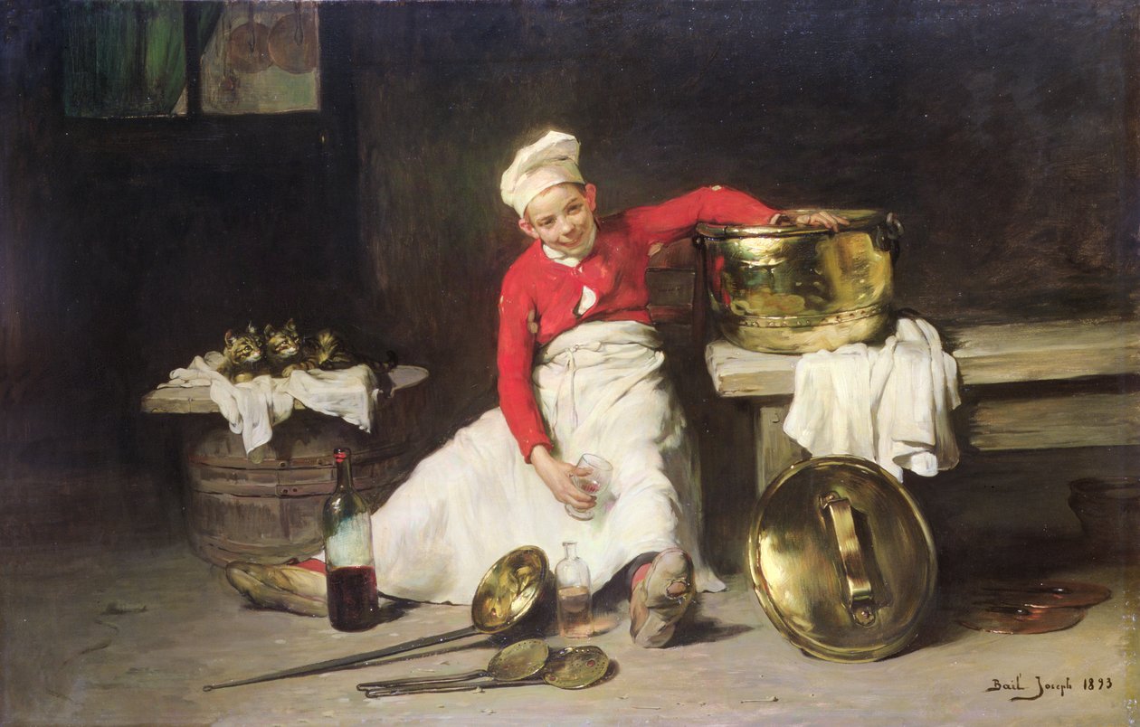 Konyhafiú, 1893 alkotó: Joseph Bail