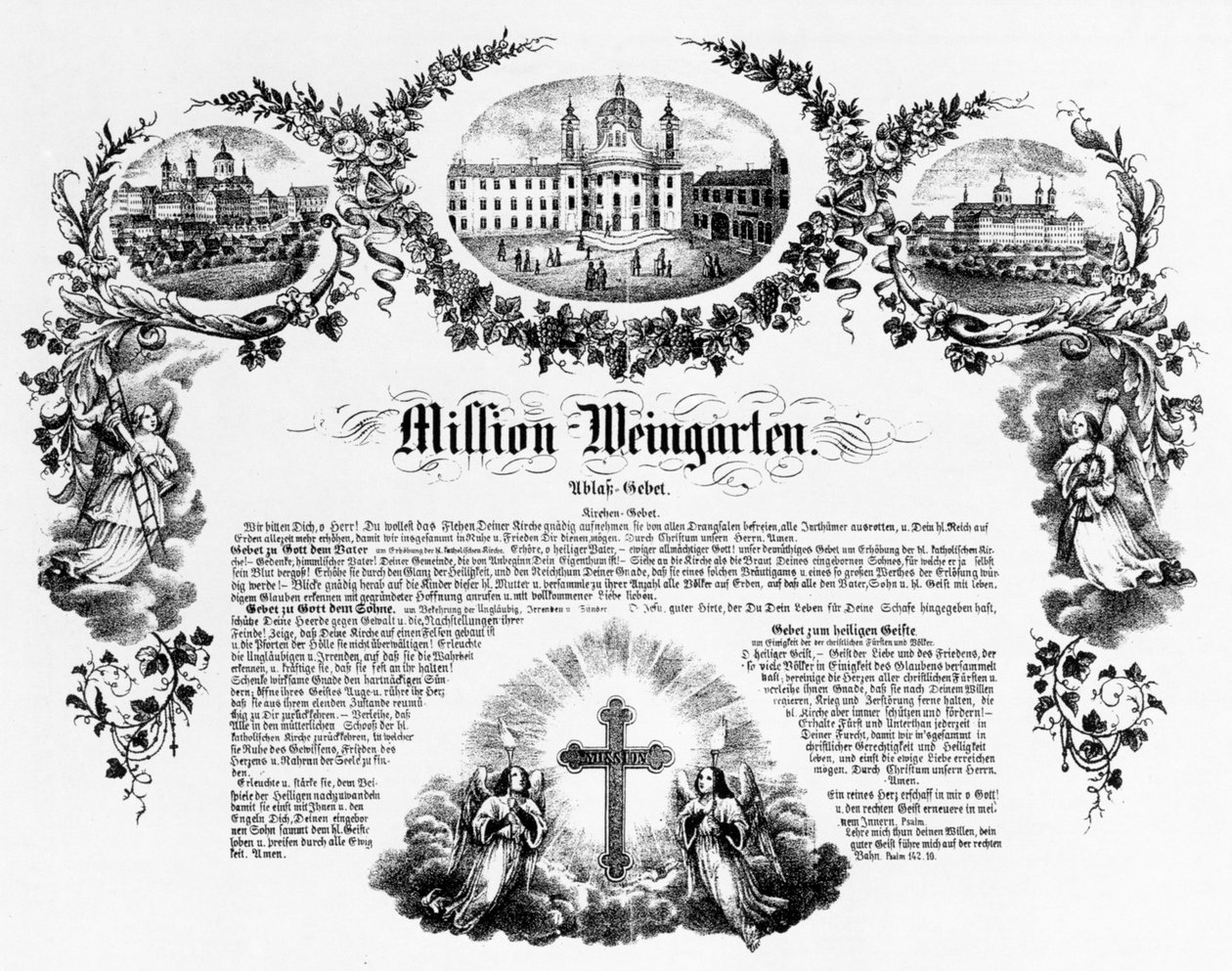 Mission Weingarten búcsúi ima alkotó: Joseph Bayer