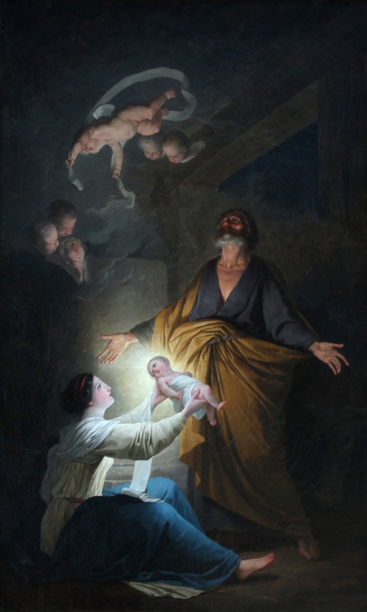 A Szent Család vagy a Születés alkotó: Joseph Benoît Suvée