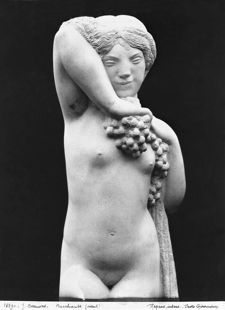 Bacchante vagy Faunness (részlet) (márvány) alkotó: Joseph Bernard