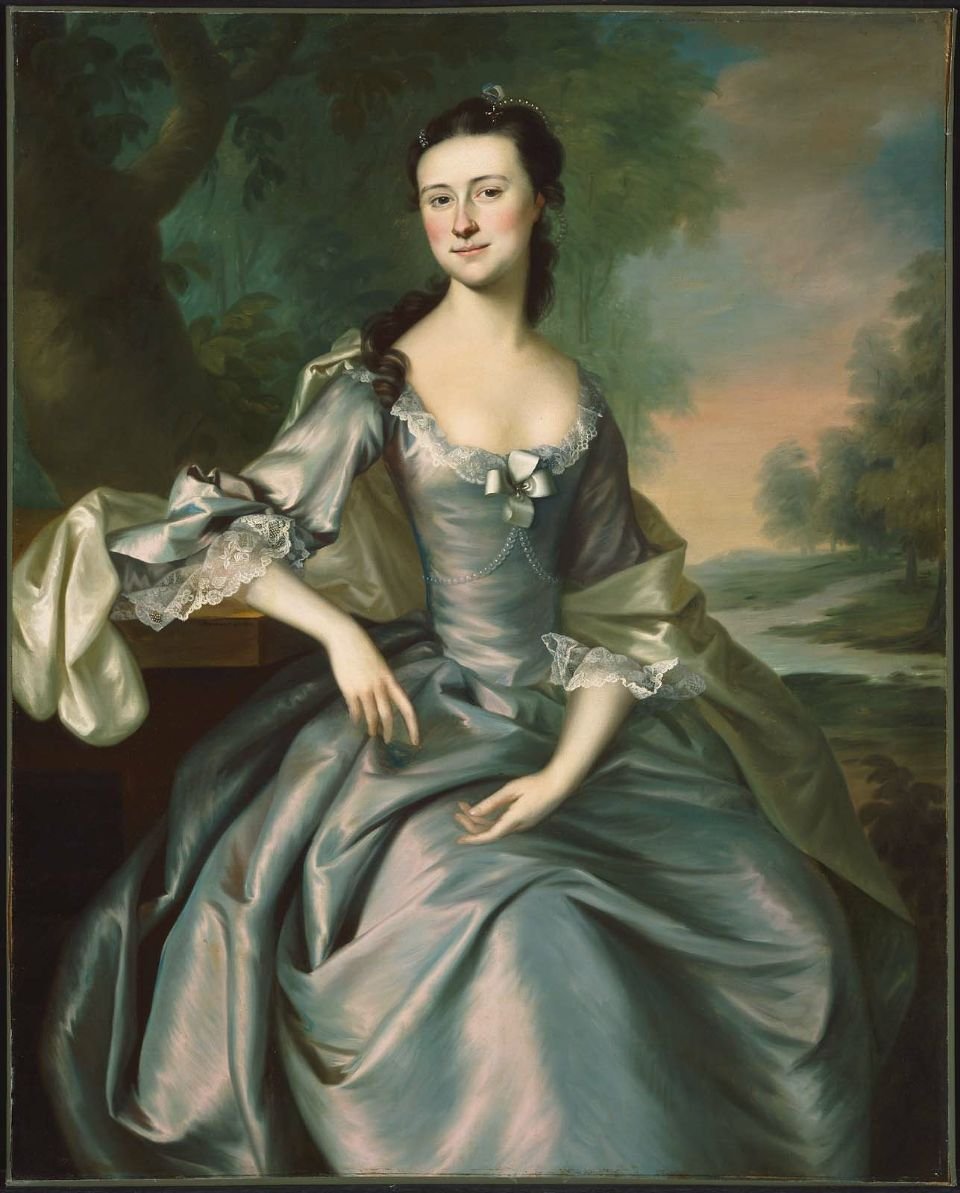 Susan Apthorp portréja (Mrs. Thomas Bulfinch) alkotó: Joseph Jonathan Blackburn