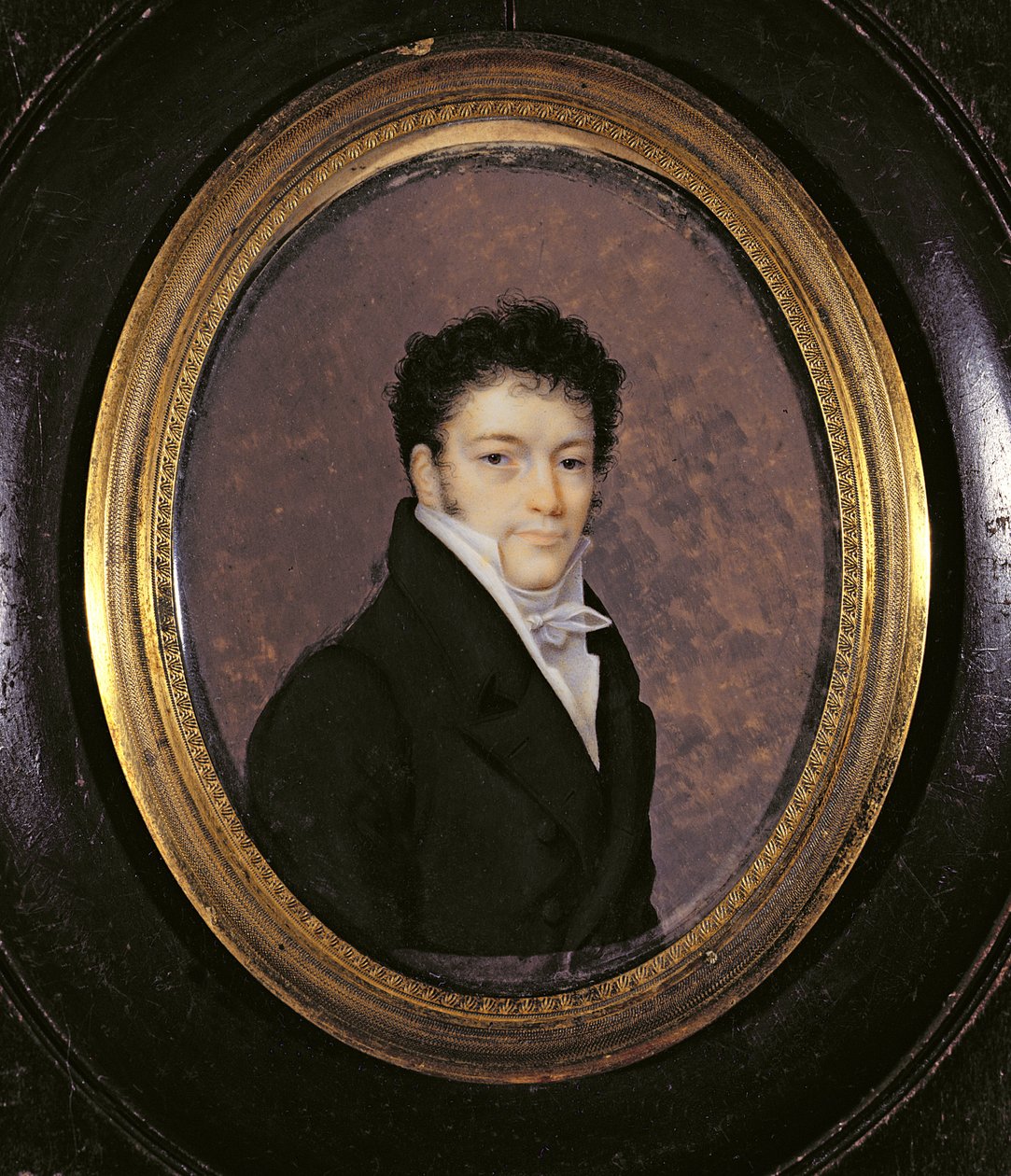 Miniatűr egy úriember portréja, 1811 alkotó: Joseph Bordes