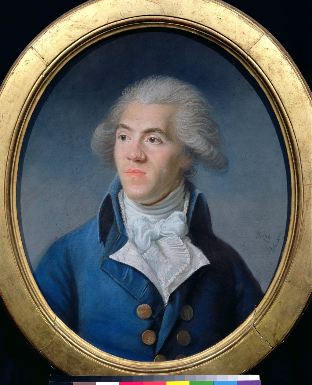 Portré feltehetően Antoine Barnave (1761-93) 1791 (pasztell papíron) alkotó: Joseph Boze