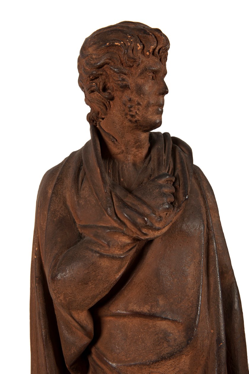 Önarckép, a lyoni Loyasse temetőben lévő sírjának díszítésére, Lyon, 1810 körül (terrakotta). alkotó: Joseph Chinard