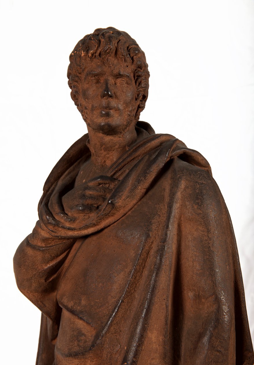 Önarckép, a lyoni Loyasse temetőben lévő sírjának díszítésére, Lyon, 1810 körül (terrakotta). alkotó: Joseph Chinard