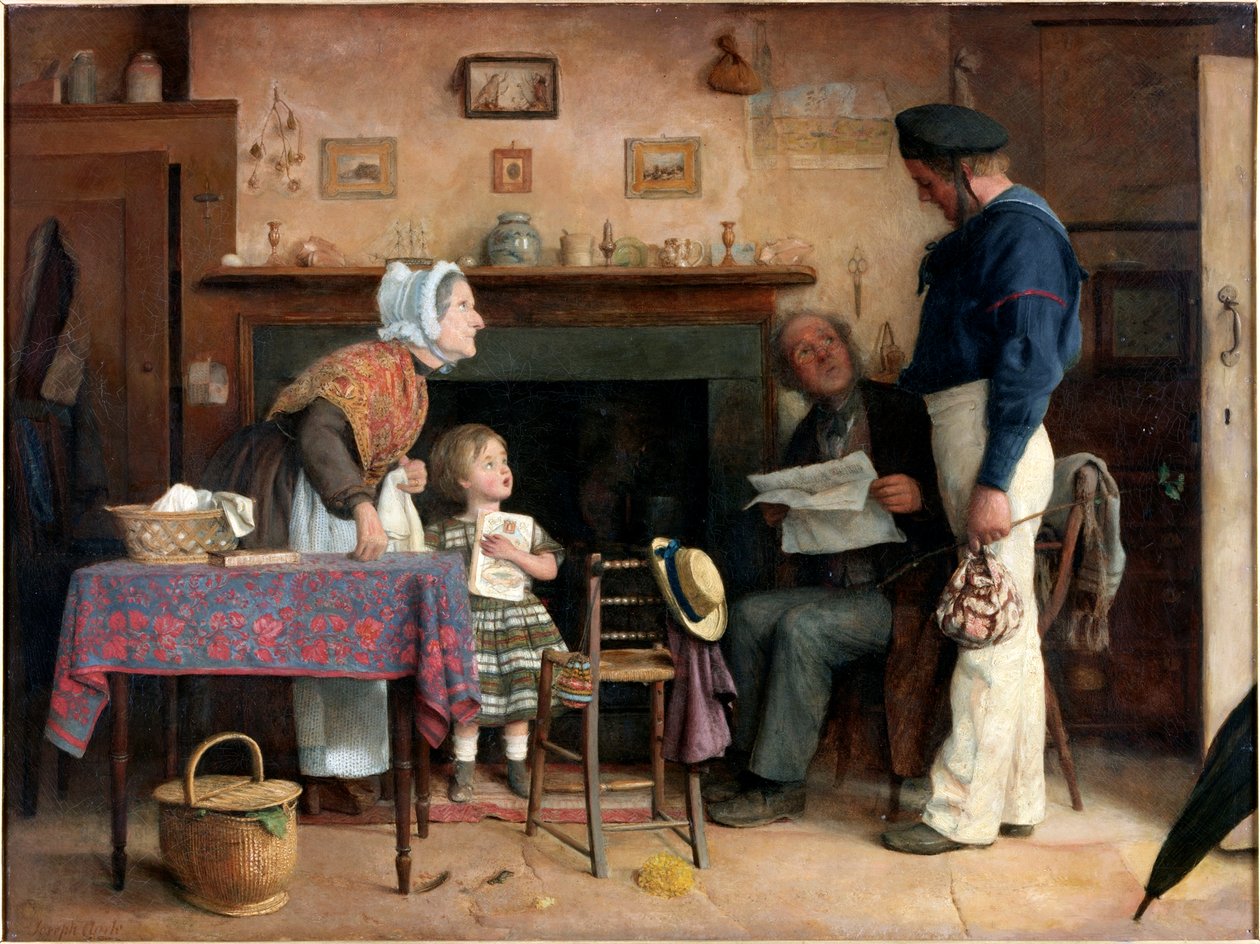 A szökevény visszatérése, 1862 körül alkotó: Joseph Clark
