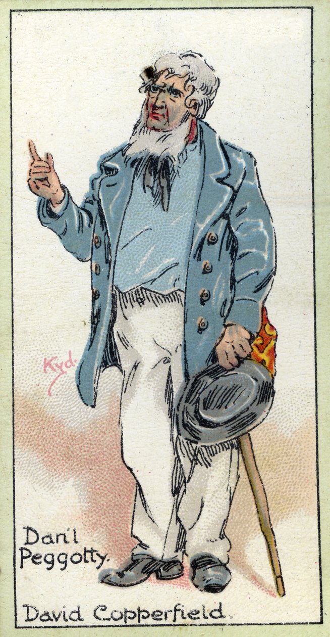 Daniel Peggotty, a "David Copperfield"-ből, Charles Dickens, 1923 alkotó: Joseph Clayton Clarke