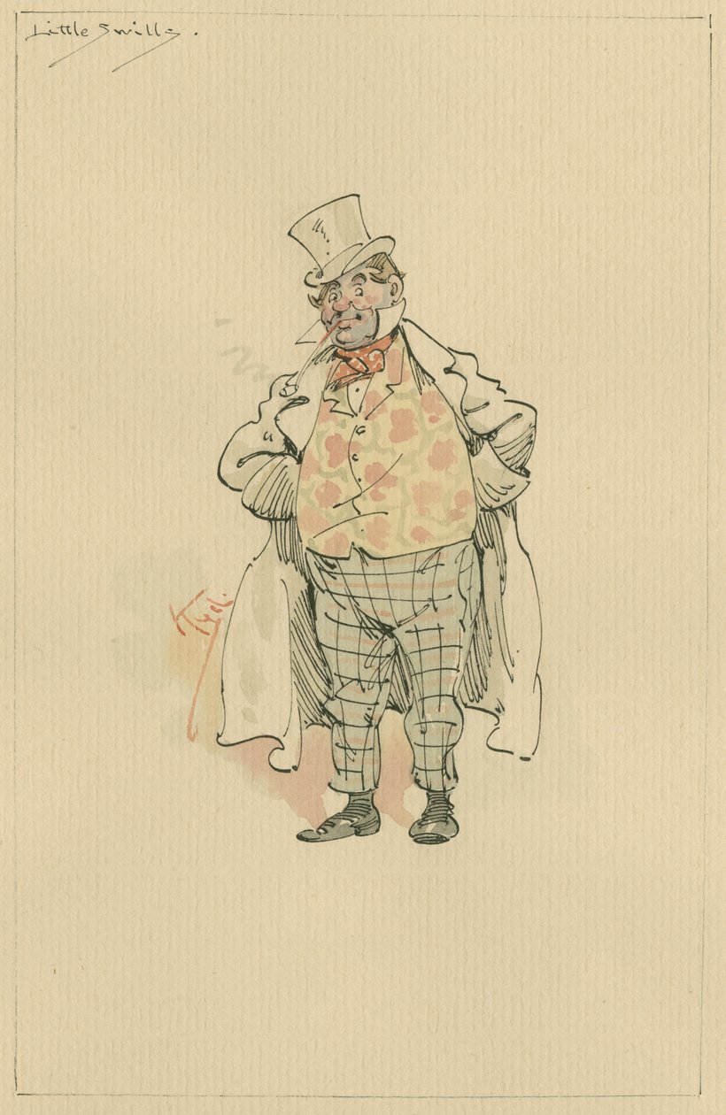 Little Swills, 1920-as évek (toll és tinta WC-vel papíron) alkotó: Joseph Clayton Clarke