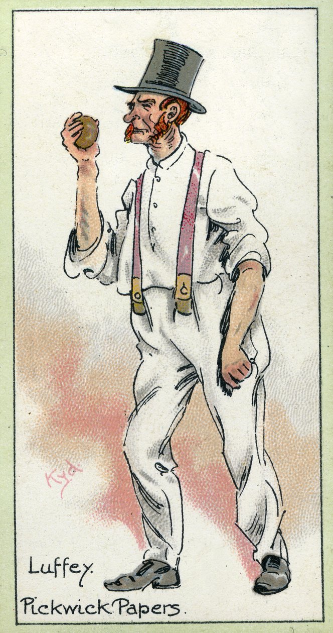 Luffey, Charles Dickens „The Pickwick Papers” című művéből, 1923 alkotó: Joseph Clayton Clarke