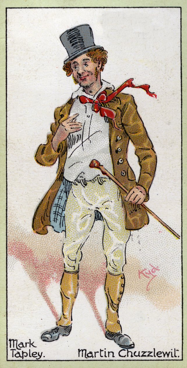 Mark Tapley, a "Martin Chuzzlewit"-ből, Charles Dickens, 1923 alkotó: Joseph Clayton Clarke