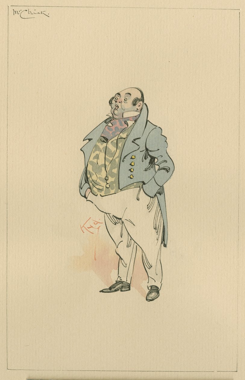 Mr Chick, 1920-as évek (toll és tinta WC-vel papíron) alkotó: Joseph Clayton Clarke