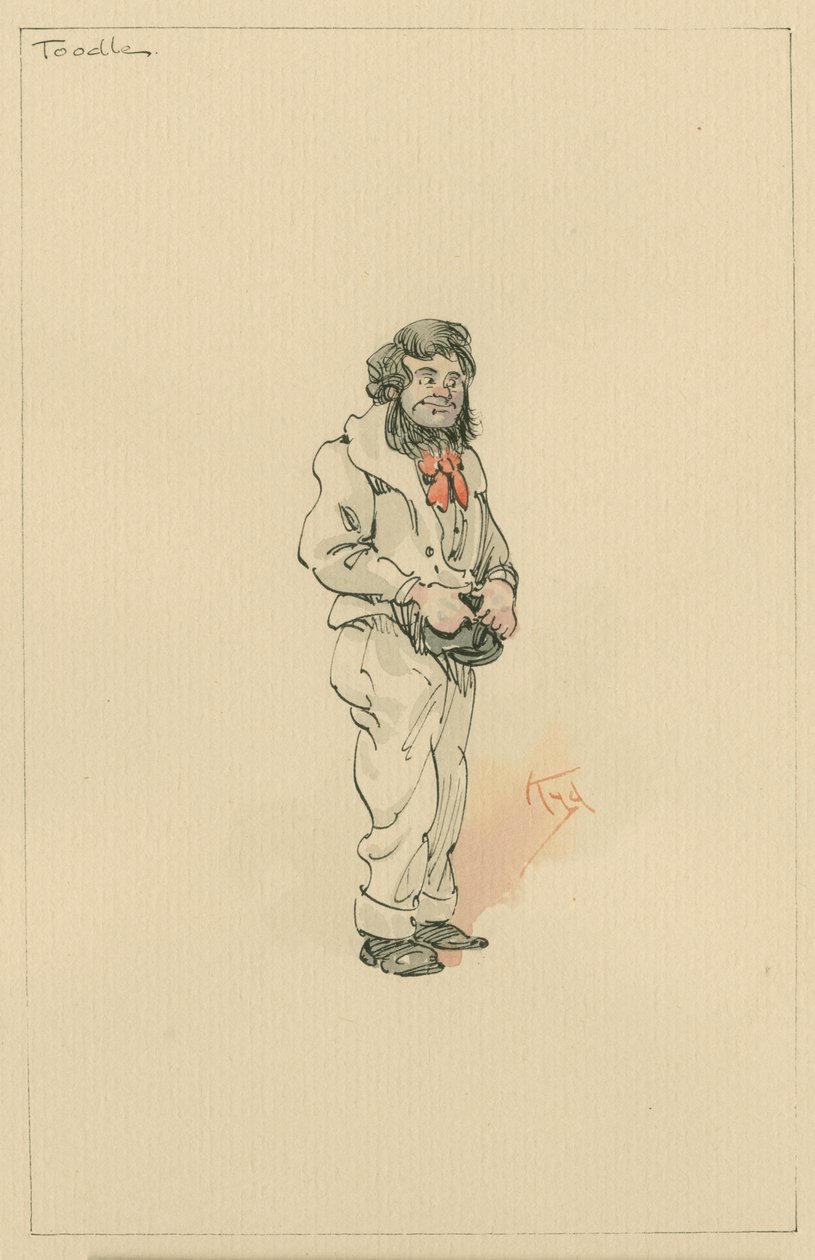 Mr. Toodle, 1920-as évek (toll és tinta WC-vel papíron) alkotó: Joseph Clayton Clarke