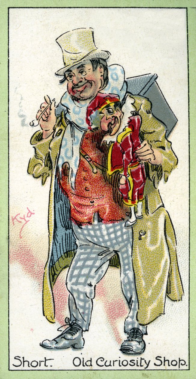 Rövid, Charles Dickens "A régi kuriózum boltja" című művéből, 1923 alkotó: Joseph Clayton Clarke
