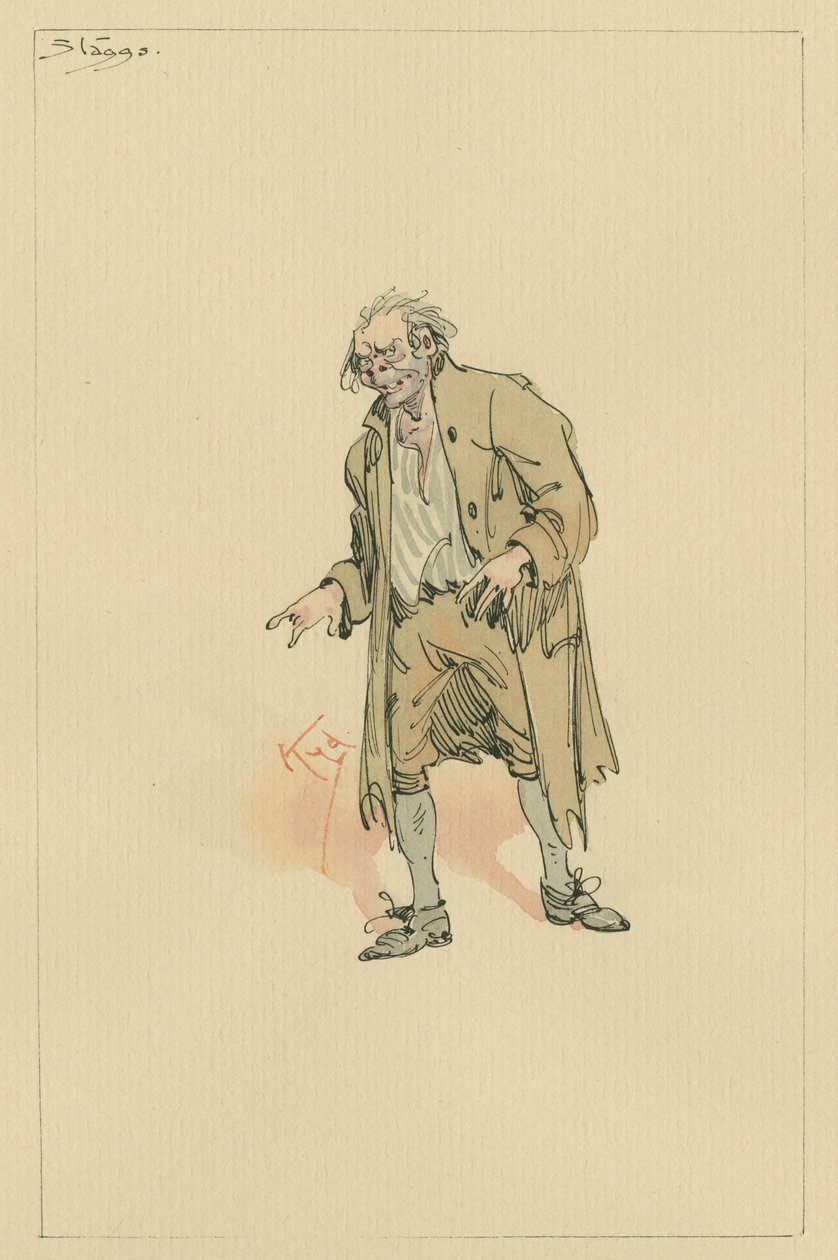 Stagg, 1920-as évek (papíron toll és tinta wc-vel) alkotó: Joseph Clayton Clarke